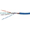 CABLE UTP CATEGORIA 5E 4X2/24 AZUL  METRO