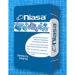 ADHESIVO PARA ALBERCAS 20KG AZUL NIASA