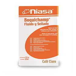 BOQUILLA CON ARENA CAFE CLARO SACO 10KG NIASA