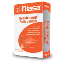 BOQUILLA CON ARENA GRIS PERLA SACO 10KG NIASA