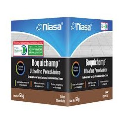 BOQUILLA SIN ARENA CHOCOLATE SACO 5KG NIASA