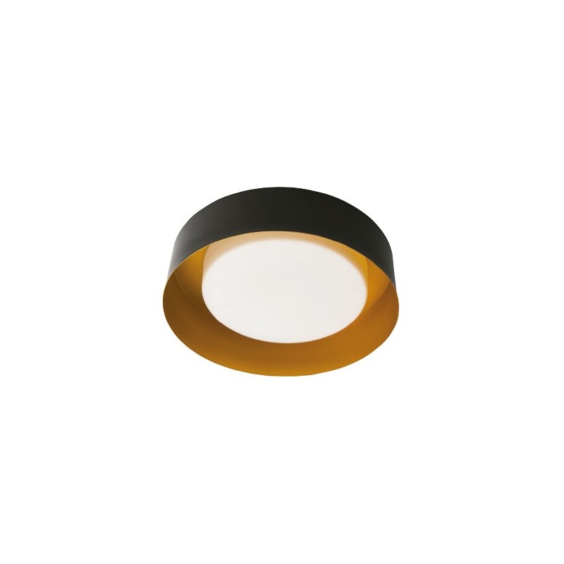 LAMPARA P/TECHO DECORATIVA E27 1 LUZ   NEGRO    100-240V URSA NO INCLUYE FOCO