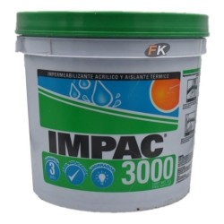 IMPER FIBRATADO 3000 BLANCO GALON 3.8L IMPAC
