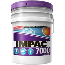 IMPER FIBRATADO 7000 ROJO CUBETA 19LT IMPAC