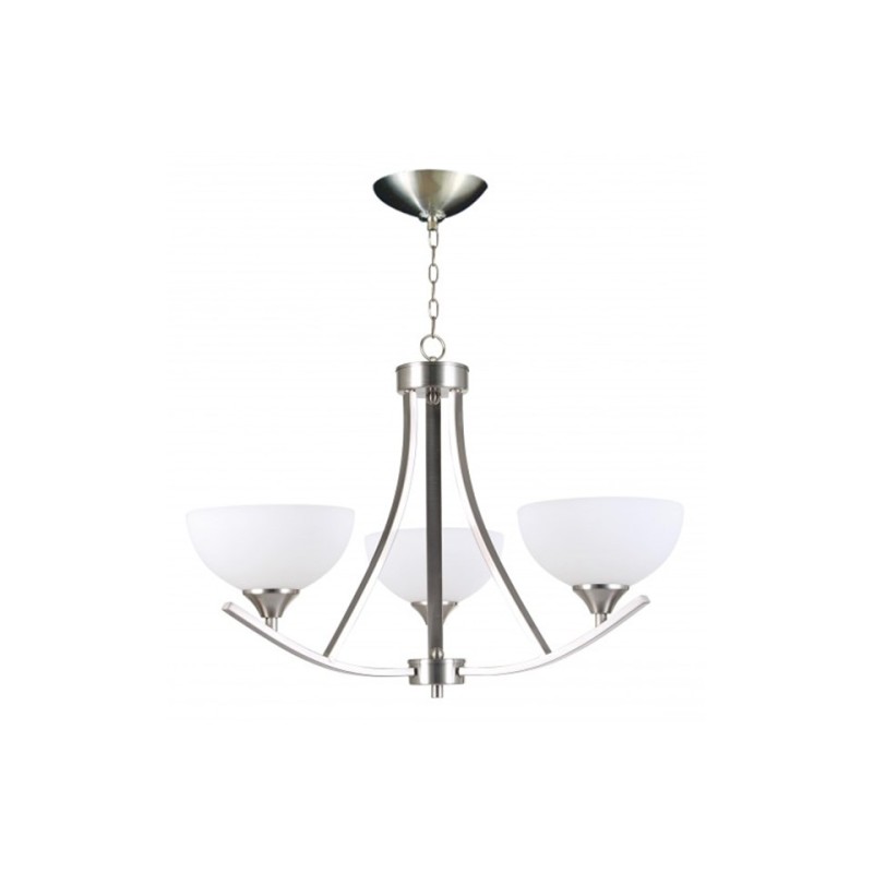 LAMPARA DECO TIPO CANDIL OPALINA 3 LUCES CALI NO INCLUYE FOCO