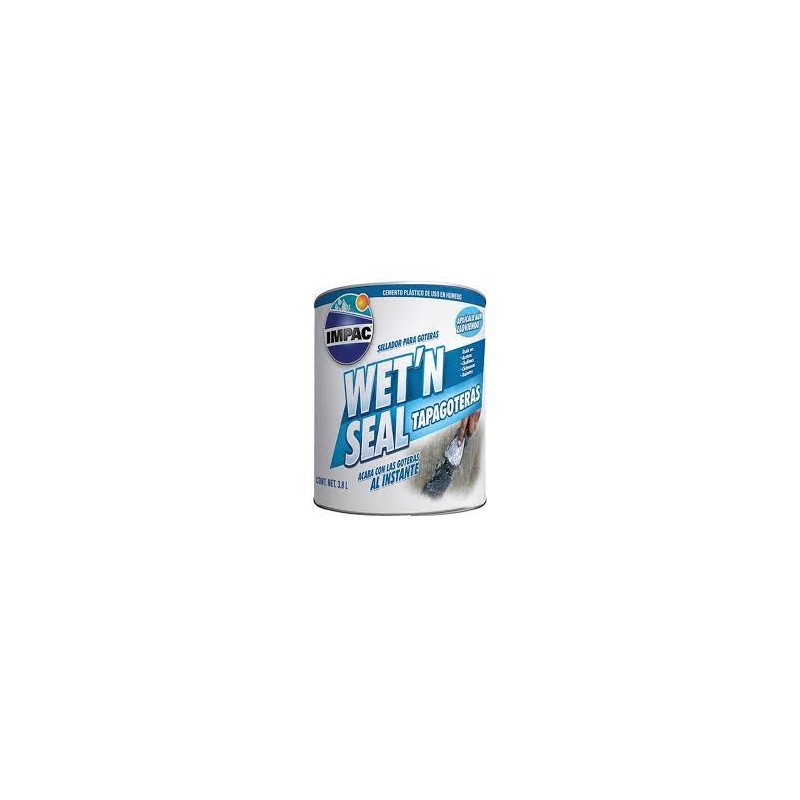 SELLADOR ASFALTICO TAPAGOTERAS GALON APARIENCIA FIBROSA WET N SEAL 3.8LT