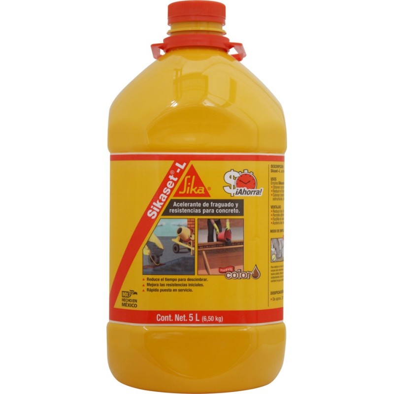 ACELERANTE DE FRAGUADO Y RESISTENCIA 5 LTS SIKA