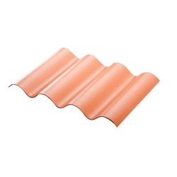 TEJA DE FIBROCEMENTO MAXITEJA   2 X 3' ROJA    MEXALIT