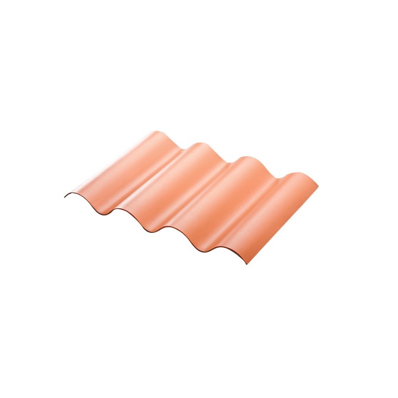 TEJA DE FIBROCEMENTO MAXITEJA   2 X 3' ROJA    MEXALIT