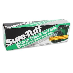 BOLSA P/BASURA 33GAL  6PZ  SURE-TUFF