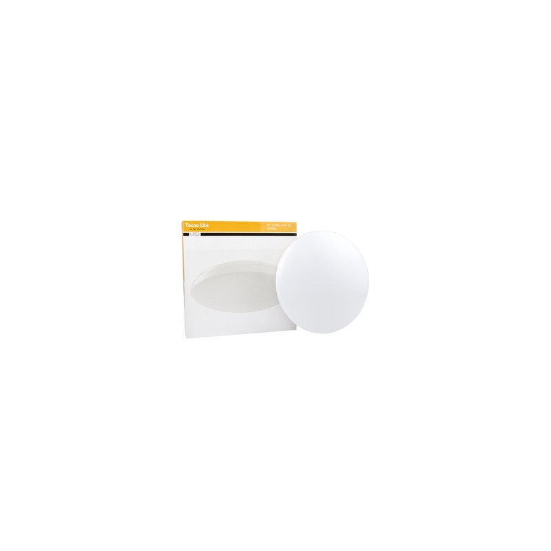 LAMPARA LED SUPERFICIE  16W  1100L 30K BLANCO    100-240V REDONDA ANSER