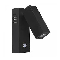 LAMPARA P/LECTURA LED   3.4W  140L 30K NEGRO    100-240V DELPHINUS I