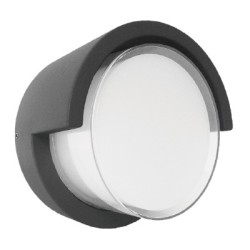 LAMPARA SUP P/MURO LED 15  W  900L 30K GRIS    100-240V COPEINA I