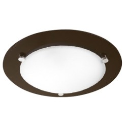 LAMPARA P/TECHO DECORATIVA E27 1 LUZ   MADERA    100-240V FORLI NO INCLUYE FOCO