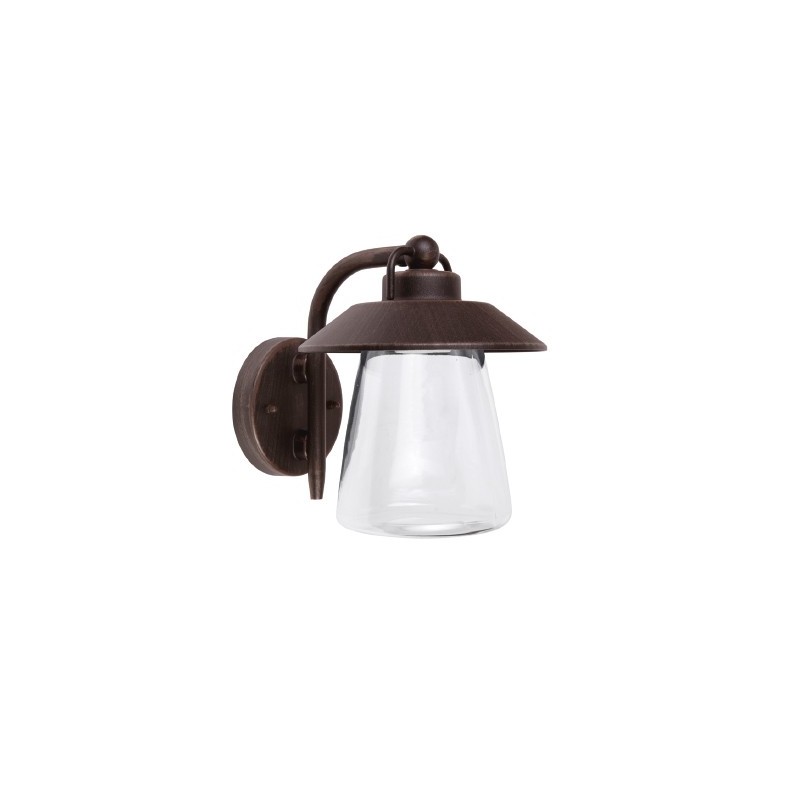 LAMPARA P/MURO T/FAROL E27  20W 100-240V    BRONCE SPICA NO INCLUYE FOCO