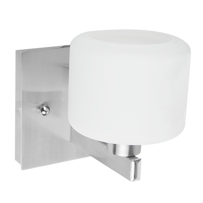 LAMPARA P/PARED G9     40W 100-240V SATIN    CRISTAL OPALINO FILOS