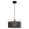 LAMPARA DECORATIVA COLGANTE E26 1 LUZ NEGRO COBRE DIRIGIBLE NO INCLUYE FOCO