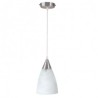 LAMPARA DECORATIVA COLGANTE E27 1 LUZ ALUMINIO MATE 125V NO INCLUYE FOCO
