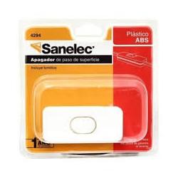 APAGADOR DE PASO 2A 127V BLANCO SANELEC