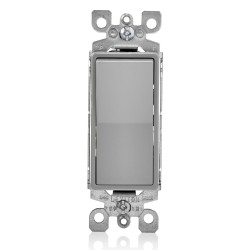 APAGADOR DECORA 3 VIAS 15A 120/277V GRIS