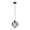 LAMPARA DECORATIVA COLGANTE E27 1 LUZ   NEGRO    100-240V MERAK NO INCLUYE FOCO