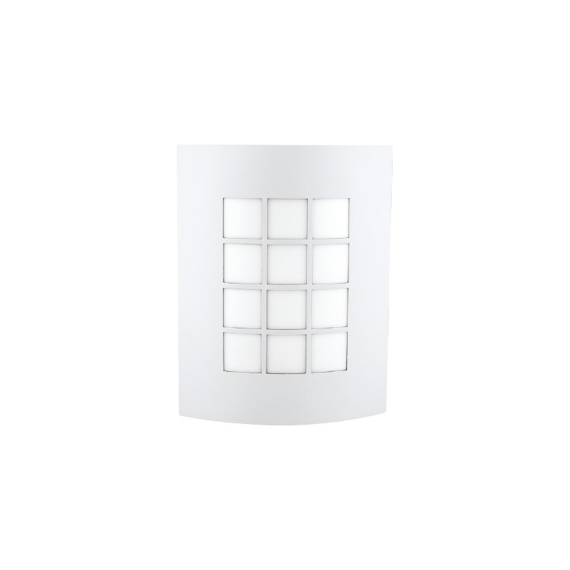 LAMPARA SUP P/MURO E27  DECORATIVA 100-240V    1 LUZ BLANCO TURIN I NO INCLUYE FOCO
