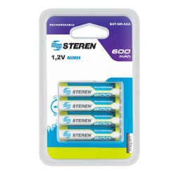 BATERIA AAA RECARGABLE 4 PIEZAS STEREN