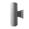 LAMPARA PARA MURO DECORATIVA E27 1 LUZ GRIS MATE NO INCLUYE FOCO