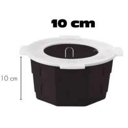 BOTE INTEGRAL 10 CM CON TAPA POLIFLEX