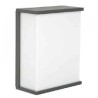 LAMPARA SUP P/MURO E27  DECORATIVA 100-240V    1 LUZ SATIN TOULON III NO INCLUYE FOCO