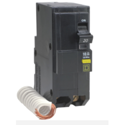 BREAKER QO 2 X  20A 120/240V F/TIERRA SQD