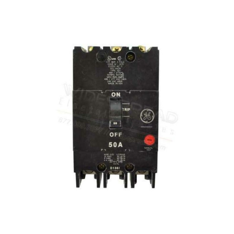 BREAKER TEY 3 X  50A     480V GE