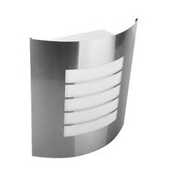 LAMPARA SUPERFICIE PARA MURO E26 DECORATIVA 90-260V ACERO INOXIDABLE NO INCLUYE FOCO ARTLITE