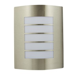 LAMPARA SUP P/MURO E27  DECORATIVA 100-240V    1 LUZ SATIN TURIN NO INCLUYE FOCO
