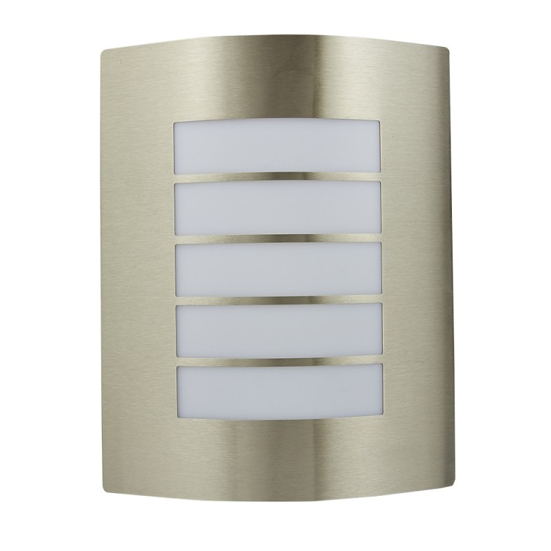 LAMPARA SUP P/MURO E27  DECORATIVA 100-240V    1 LUZ SATIN TURIN NO INCLUYE FOCO