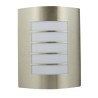 LAMPARA SUP P/MURO E27  DECORATIVA 100-240V    1 LUZ SATIN TURIN NO INCLUYE FOCO