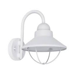LAMPARA P/PARED DECORATIVA E27 1 LUZ   BLANCO    100-240V AURIGA NO INCLUYE FOCO