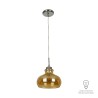 LAMPARA DECORATIVA COLGANTE E26 1 LUZ   AMBAR    100-240V CRISTAL PERSEUS NO INCLUYE FOCO