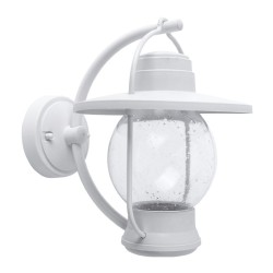 LAMPARA SUP P/MURO E27  DECORATIVA 100-240V    1 LUZ BLANCO AQUARIUS NO INCLUYE FOCO