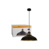 LAMPARA DECORATIVA COLGANTE E26 1 LUZ   NEGRO    100-240V MATE AGORA NO INCLUYE FOCO