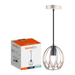 LAMPARA DECORATIVA COLGANTE E27 1 LUZ   DOR    100-240V KITAL I NO INCLUYE FOCO