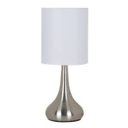 LAMPARA PARA MESA DECORATIVA E26 1 LUZ TOUCH 1 X 60W SATIN MEISSA