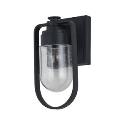 LAMPARA SUP P/MURO E27  DECORATIVA 100-240V    1 LUZ NEGRO NO INCLUYE FOCO