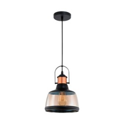 LAMPARA DECORATIVA COLGANTE E27  1 LUZ   N/D    100-240V NO INCLUYE FOCO