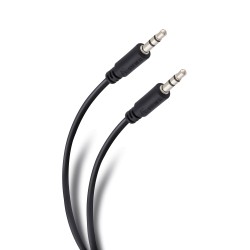 CABLE DE AUDIO PLUG-PLUG 3.5MM 1.8 M STEREN NEGRO