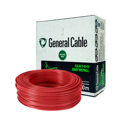 CABLE THHN  8 ROJO GENERAL CABLE CAJA